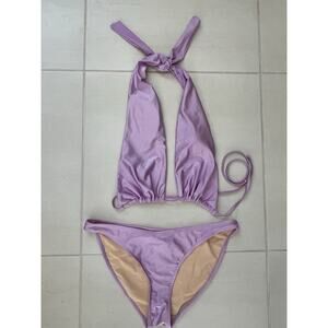 Cotton On Swim Bikini Two Piece Halter Swimsuit Swimwear